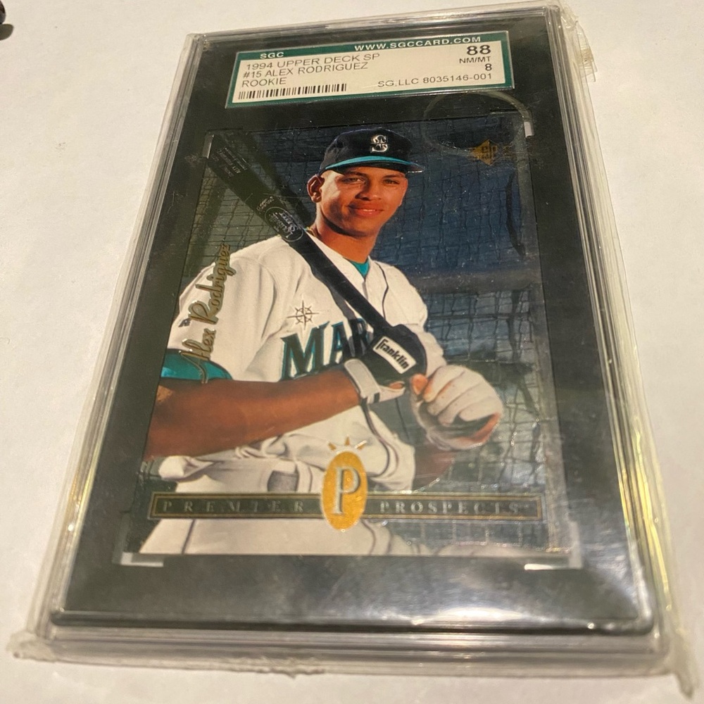 Alex Rodriguez 1994 Upper Deck SP #15 SGC Graded 8 NM/MT Seattle Mariners